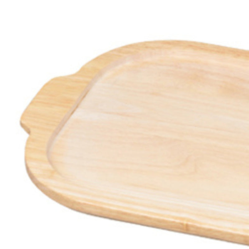 鍋敷き角型30×18cm用ラクッキンググリルパン用プレート木製