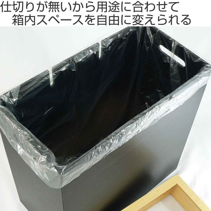 ゴミ箱 30L 木製 ヤマト工芸 HANGER DUST S tall -3