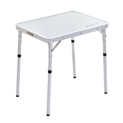 アウトドアテーブル 折りたたみ 60×45cm アルミツーウェイサイドテーブル アジャスター付 ラフォーレ キャプテンスタッグ