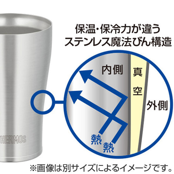 サーモス タンブラー 420ml 真空断熱 ステンレス JDE-420 -4