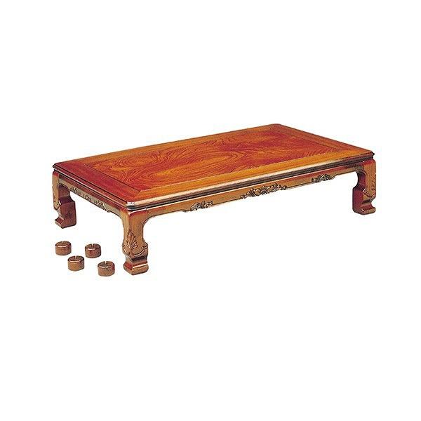 家具調こたつ　座卓　継脚付　木製　コタツ　円居　幅105cm