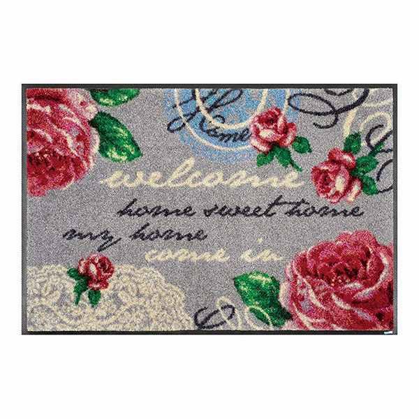 玄関マット　wash＋dry　ウォッシュアンドドライ　Nordic Romance　屋内屋外兼用　50×75cm