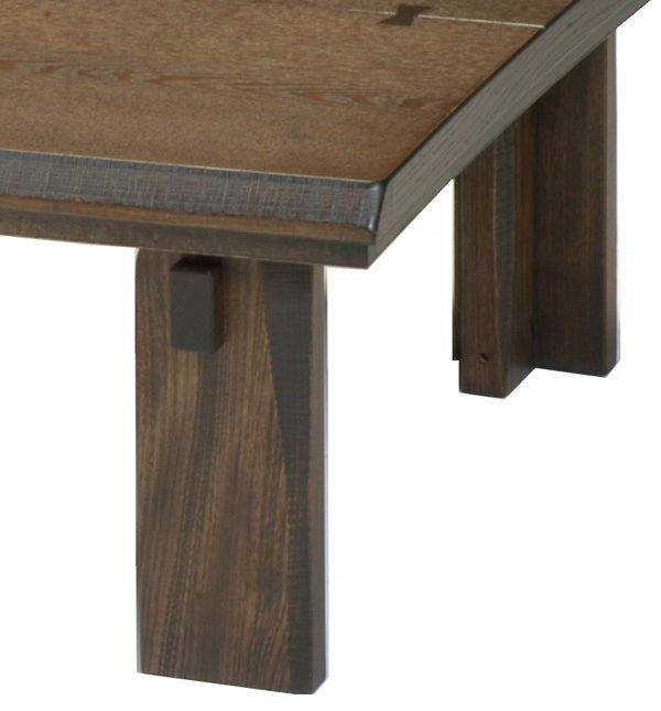 家具調こたつ　座卓　天然木　長方形　継脚タイプ　なごみ　幅150cm