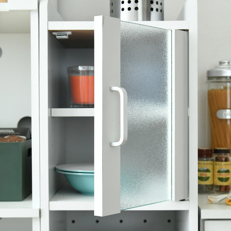 キッチンラック 食器棚 ストッカー付 すき間収納 高さ120cm