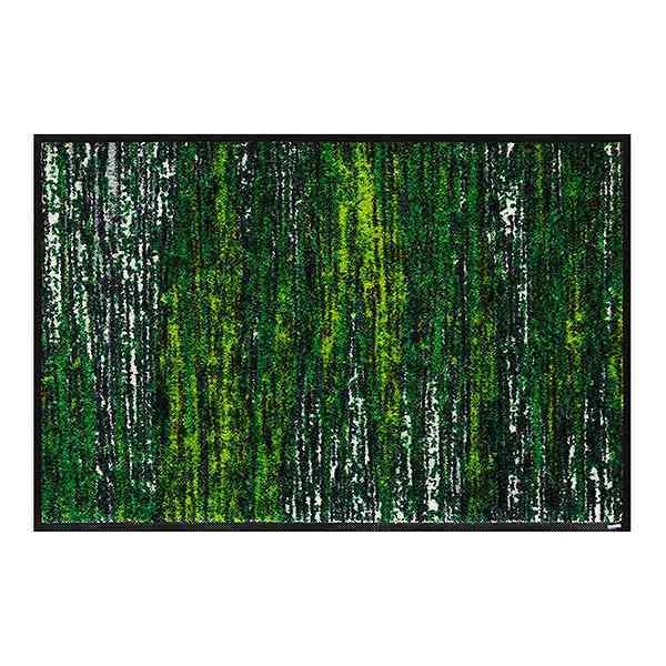 玄関マット　屋内屋外兼用　wash+dry　ウォッシュアンドドライ　Scratchy　green　50×75cm