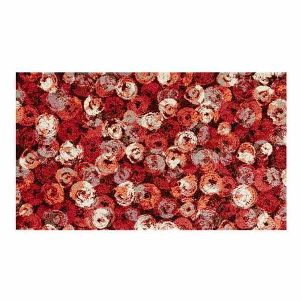 玄関マット　屋内屋外兼用　wash+dry　ウォッシュアンドドライ　Punilla red　70×120cm