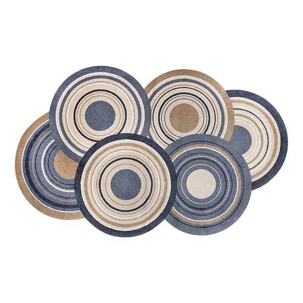 玄関マット　屋内屋外兼用　wash+dry　ウォッシュアンドドライ　Cosmic　Colours　nature　70×120cm