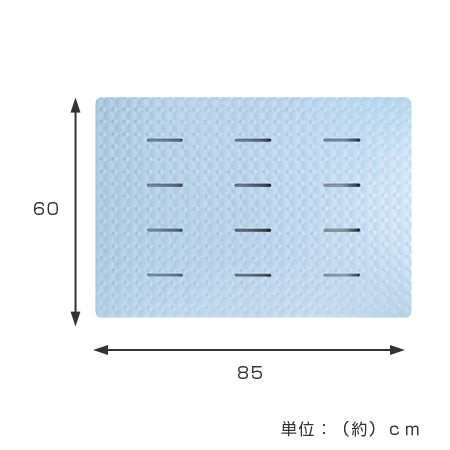 バスマット ラバースノコ アクアムーブ -3