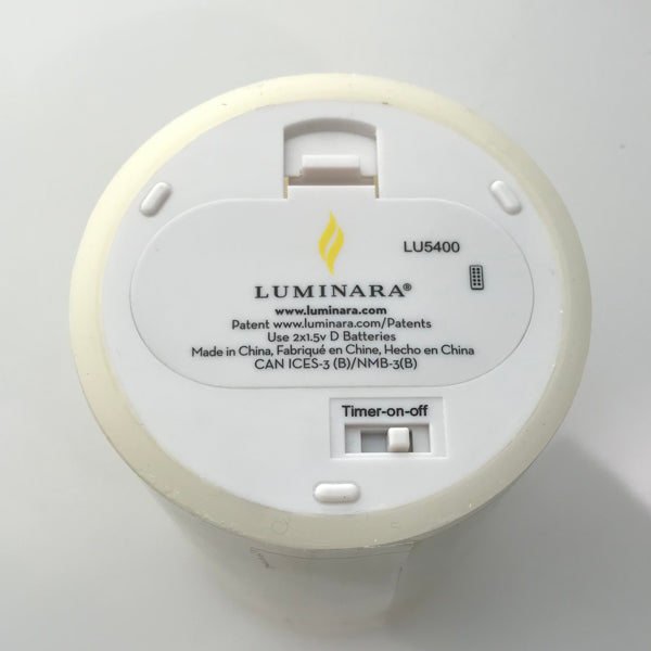 キャンドル LED LUMINARA ルミナラバーチピラー 3.5×4インチ ゆらぎ