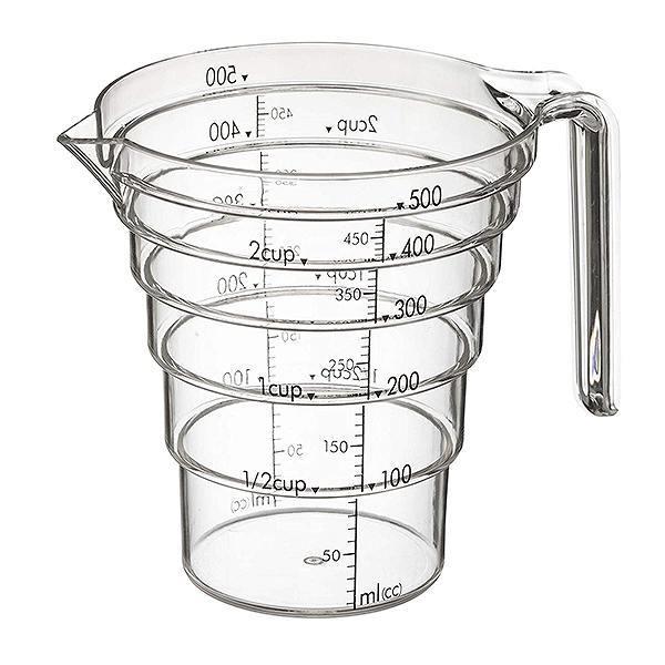 計量カップ 段々計量カップ 500cc 500ml 段差目盛り