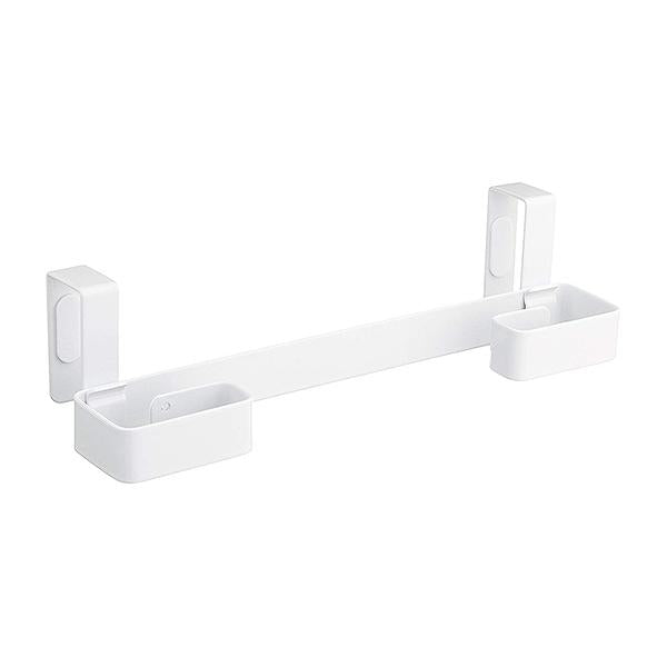 山崎実業 plate レジ袋＆タオルハンガー プレート ホワイト