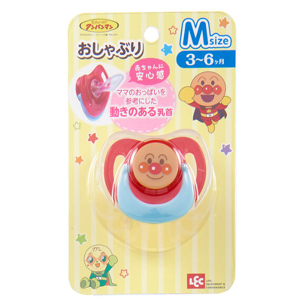 おしゃぶり M 3～6カ月 アンパンマン 赤ちゃん シリコン乳首 キャラクター