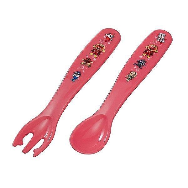 スプーン　フォーク　セット　ピンク　子供用　アンパンマン　キャラクター 食洗機対応