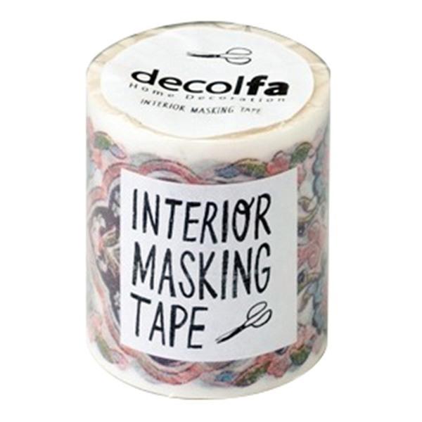 マスキングテープ　幅広　インテリアマスキングテープ　decolfa　デコルファ　タイル　幅50mm