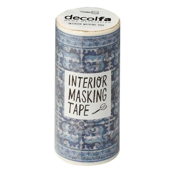 マスキングテープ　幅広　インテリアマスキングテープ　decolfa　デコルファ　タイル　幅100mm