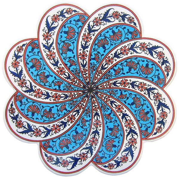 鍋敷 IZNIK イズニック トリベット タイル鍋敷