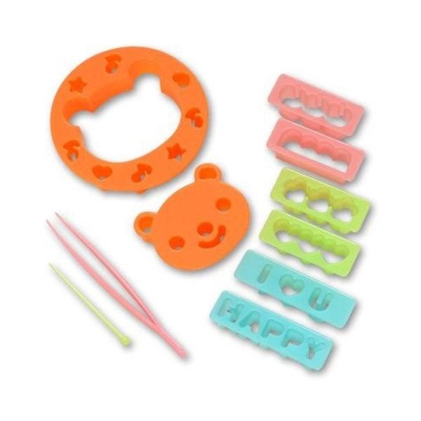 ハム・チーズ抜き型セット　クマ＆メッセージ