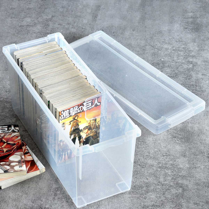 レコード保管ラック DVD/CD収納ボックスアクリル収納容器小型本/小冊子 