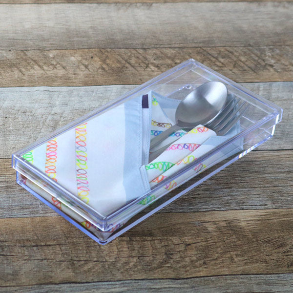 小物入れ　ふた付き　L　浅型　小物収納　クリア　プラスチック　透明　収納　デスコシリーズ
