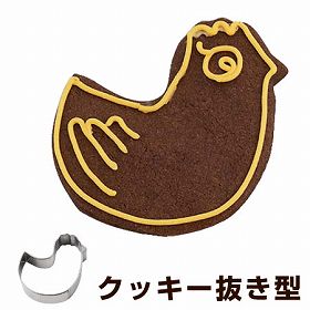 クッキー型 抜き型 トリ 鳥 ステンレス製 タイガークラウン