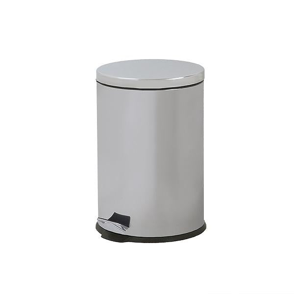 ゴミ箱 20L ふた付き ペダル ステンレス 丸型