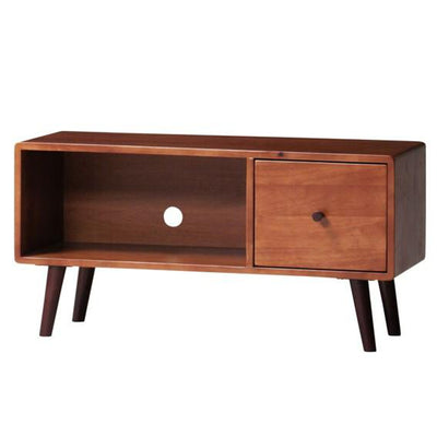 テレビ台 ローボード 北欧風 天然木 ココア 幅80cm