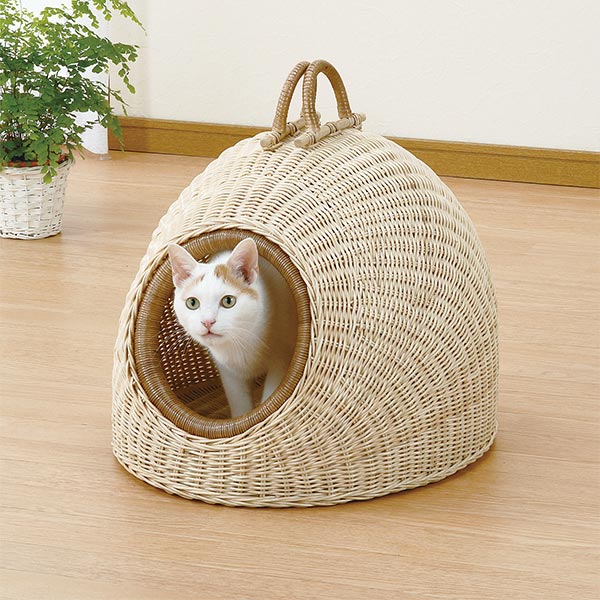 ペットハウス ラタン 猫ちぐら 籐家具 幅45cm – ハウジー