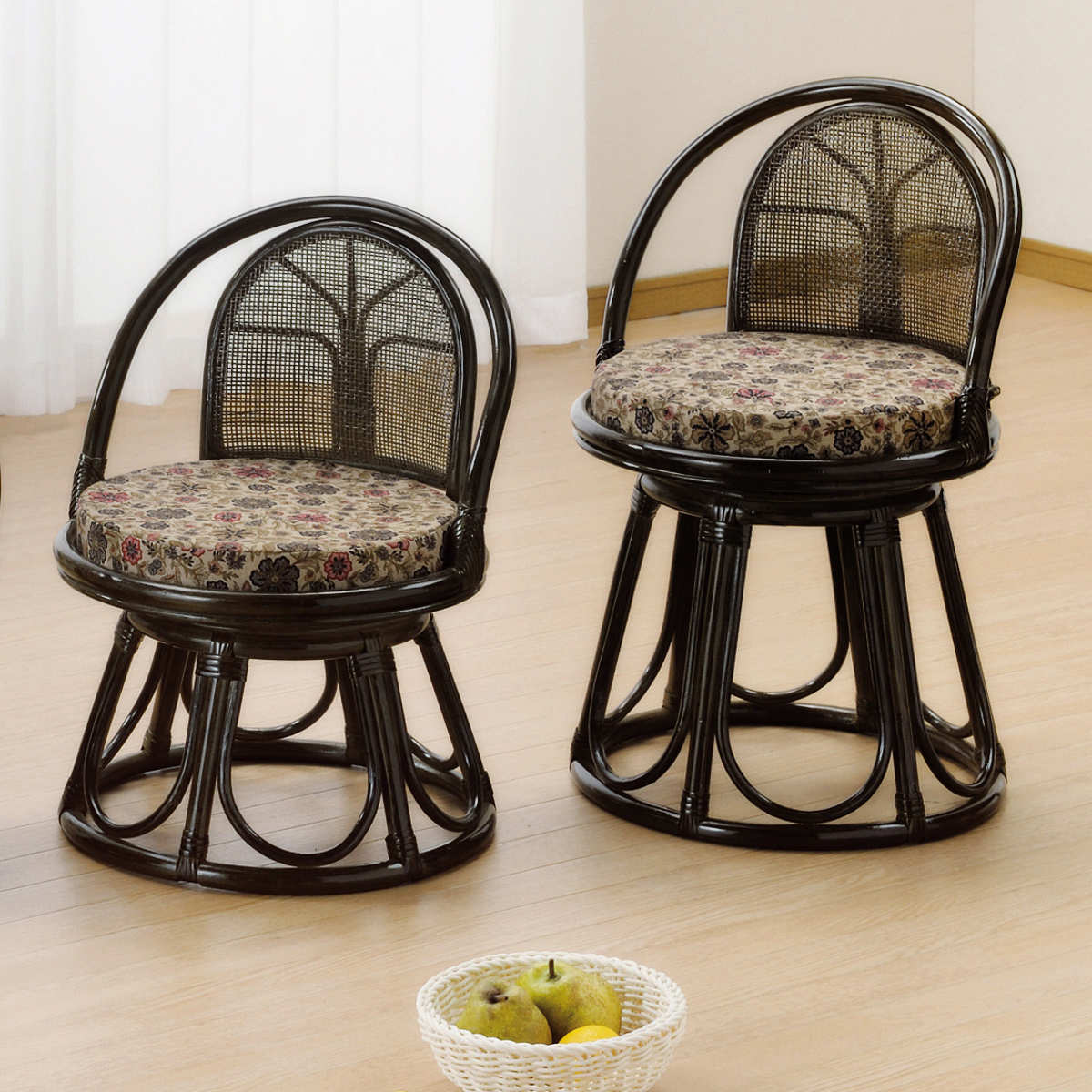 籐 回転座椅子 ハイタイプ ラタンチェア 座面高44cm – ハウジー