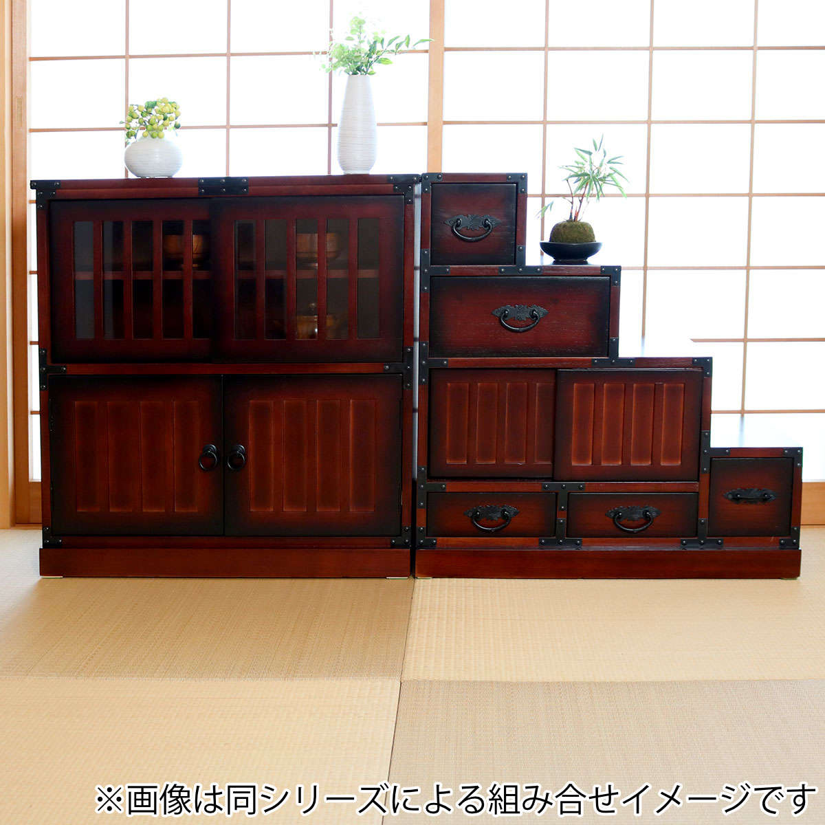 75】【襖 引き手】赤銅光琳桐 底宣徳4個 75】【襖 引き手】赤銅光琳桐 底宣徳4個