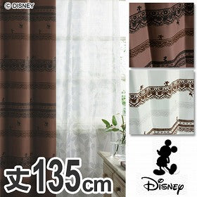 ドレープカーテン　Disney　ディズニー　ミッキー　トリムウェイ　100×135cm　スミノエ