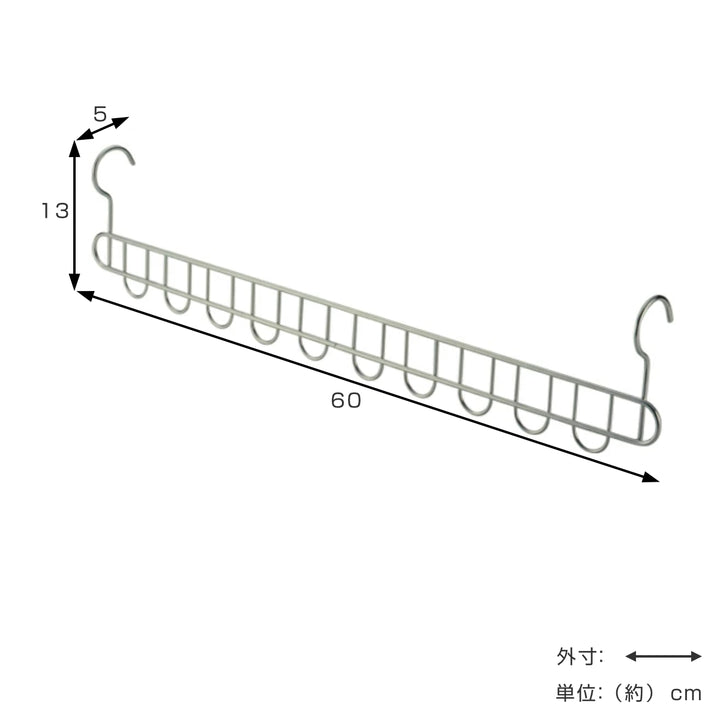 洗濯ハンガーハンガーホルダーステンレスフック10連ハンガー