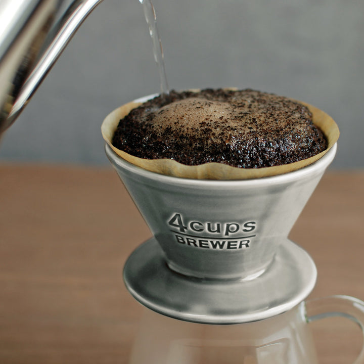 キントーコーヒーブリューワー4杯用ドリッパーSLOWCOFFEESTYLEスローコーヒースタイル磁器