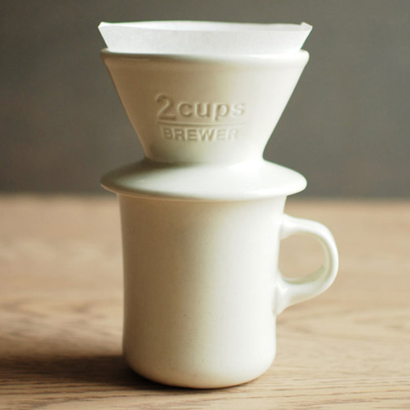 キントーコーヒーブリューワー4杯用ドリッパーSLOWCOFFEESTYLEスローコーヒースタイル磁器