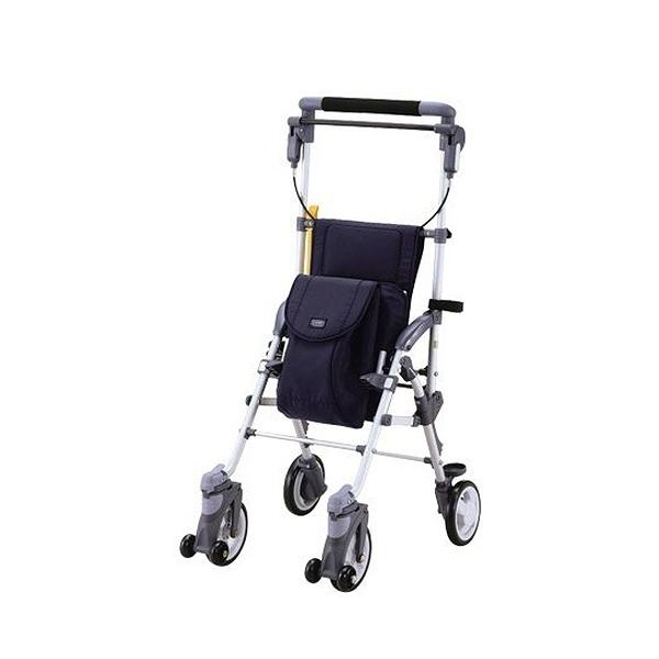 シルバーカー コンパクトタイプ キャリースルーンN 軽量 コンパクト ネイビー