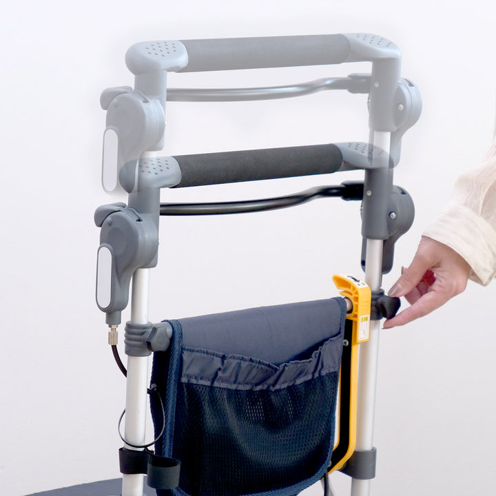 シルバーカースルーンボックスNネイビー軽量コンパクト座れるおしゃれ