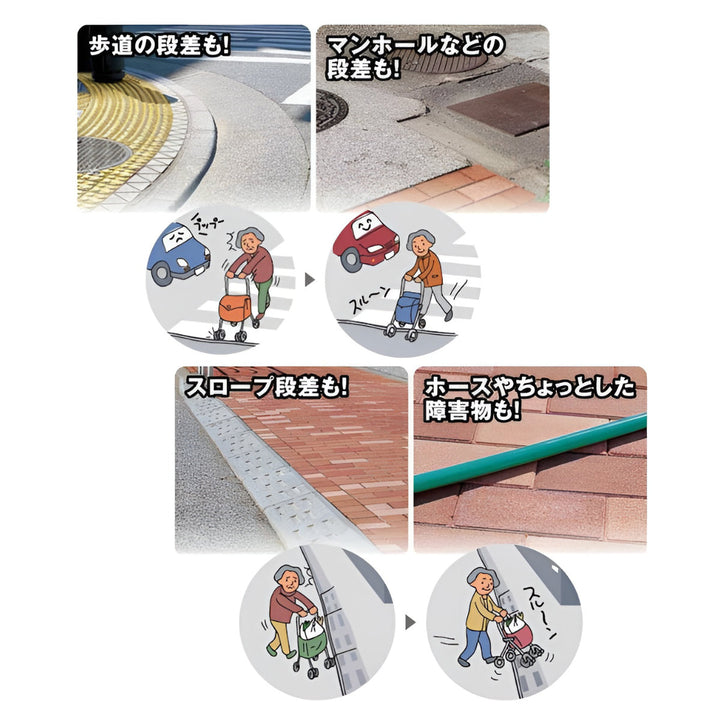 シルバーカースルーンボックスNネイビー軽量コンパクト座れるおしゃれ