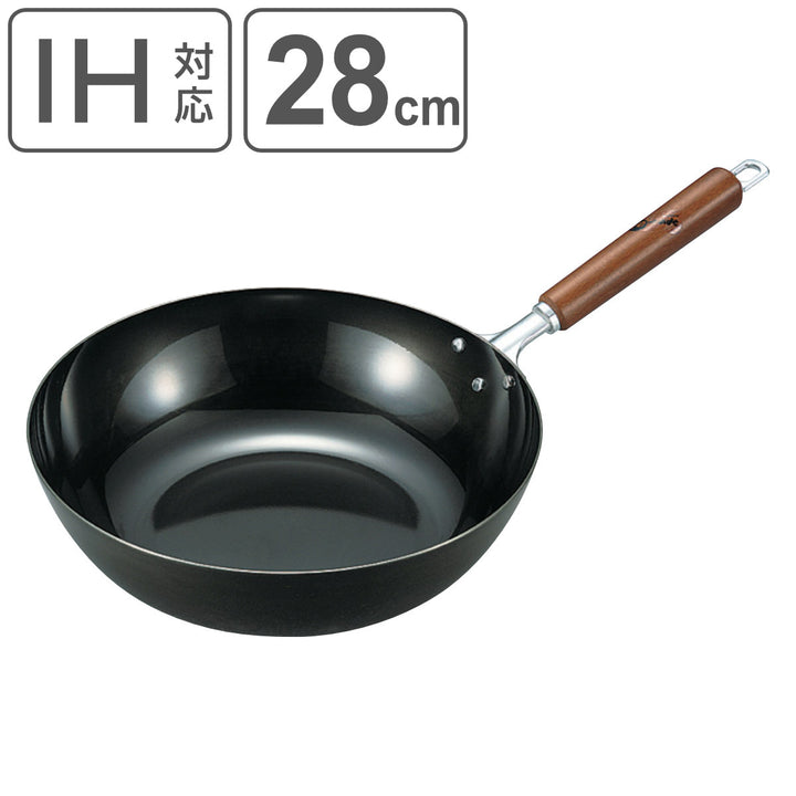 いため鍋鉄製28cmIH対応深型フライパンエフメイド