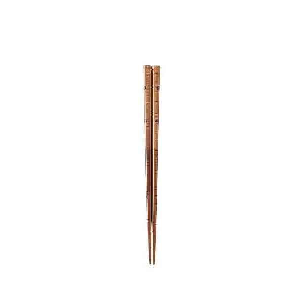 箸 20.5cm 水玉 組木箸 木製