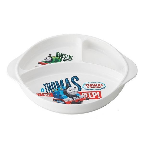 ランチ皿　きかんしゃトーマス　深型　持ち手付き　すべりにくい　子供用　キャラクター