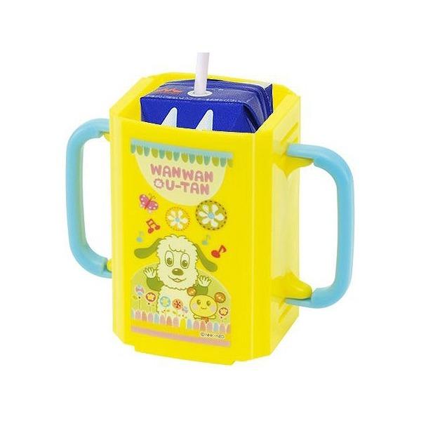 ドリンクホルダー　紙パックホルダー　いないいないばあっ！　両手　ハンドル付き　子供用　キャラクター