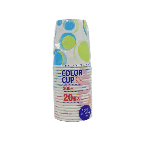 紙コップ　205ml　RelaxTime　20個入