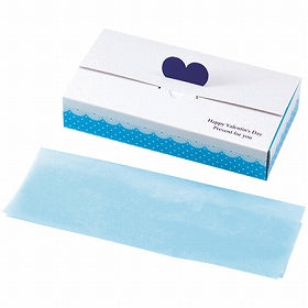 板チョコボックス　チョコレートボックス　グラシン包み紙付き　ブルー