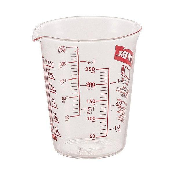 計量カップ 250ml 耐熱ガラス パイレックス PYREX メジャーカップ