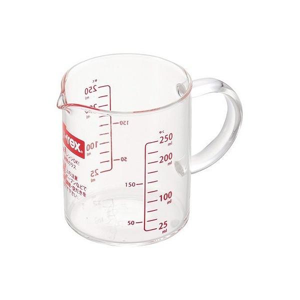 計量カップ 250ml 耐熱ガラス パイレックス PYREX メジャーカップ ハンドル付き