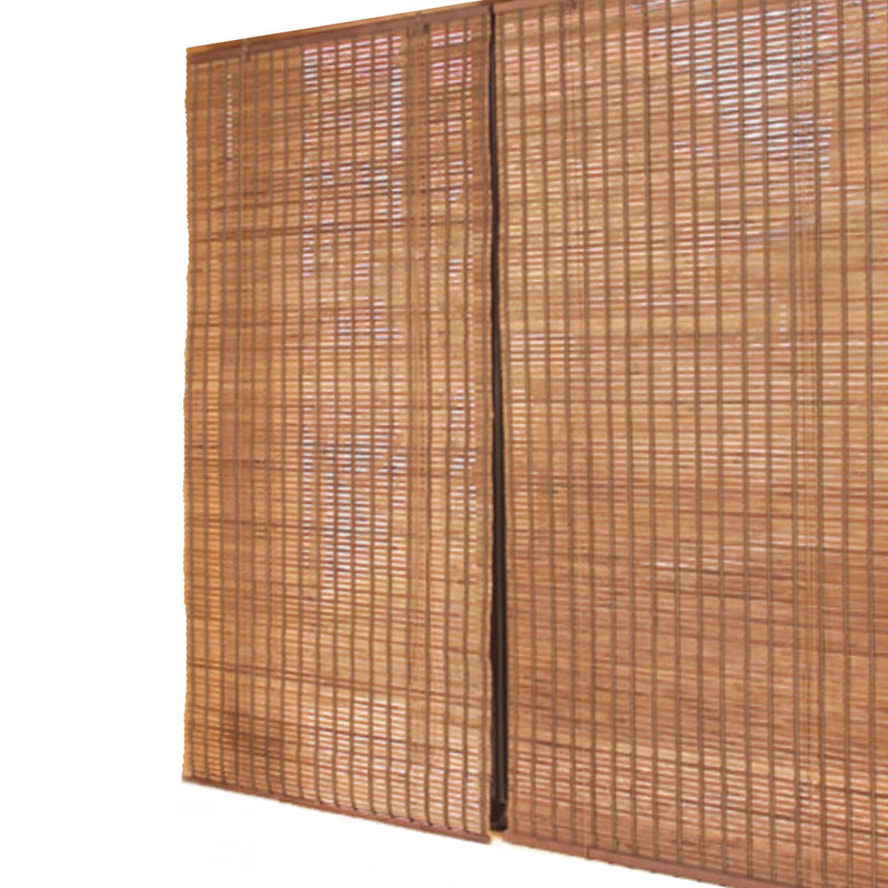 ロールスクリーン 燻製竹 88×180cm バンブースクリーン ロールアップスクリーン -1