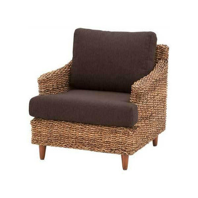 ソファ １人掛け アジアンテイスト アバカ材 クラール 幅67cm