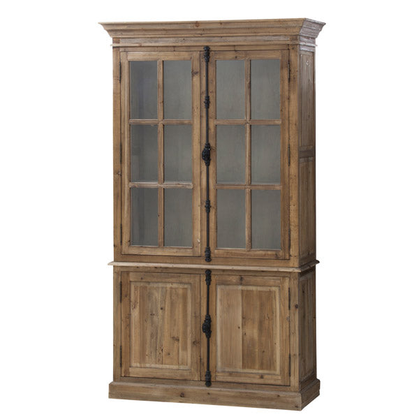 カップボード　食器棚　杉古材　レトロ調　ディオン　幅125cm