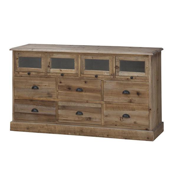 サイドボード　杉古材　レトロ調　ディオン　幅160cm