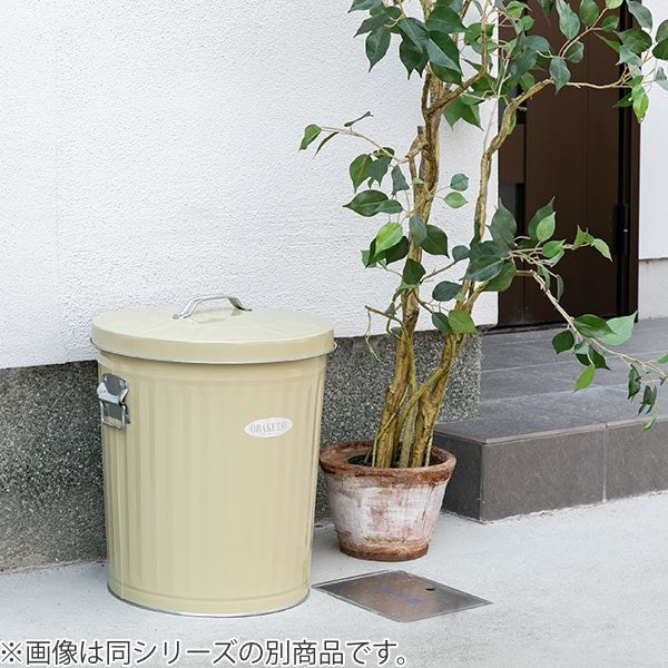 ゴミ箱 42L オバケツ OBAKETSU 屋外兼用 シルバー ごみ箱 トタン