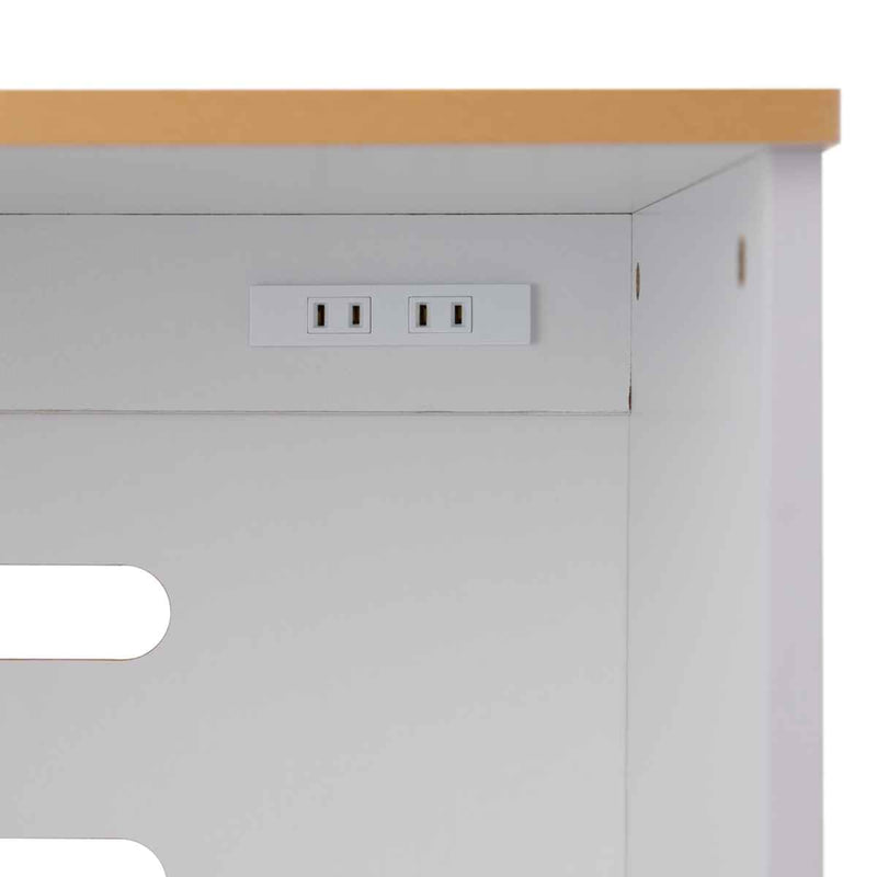 ミドルレンジボード キッチン家電収納 北欧風 Face 幅59.5cm